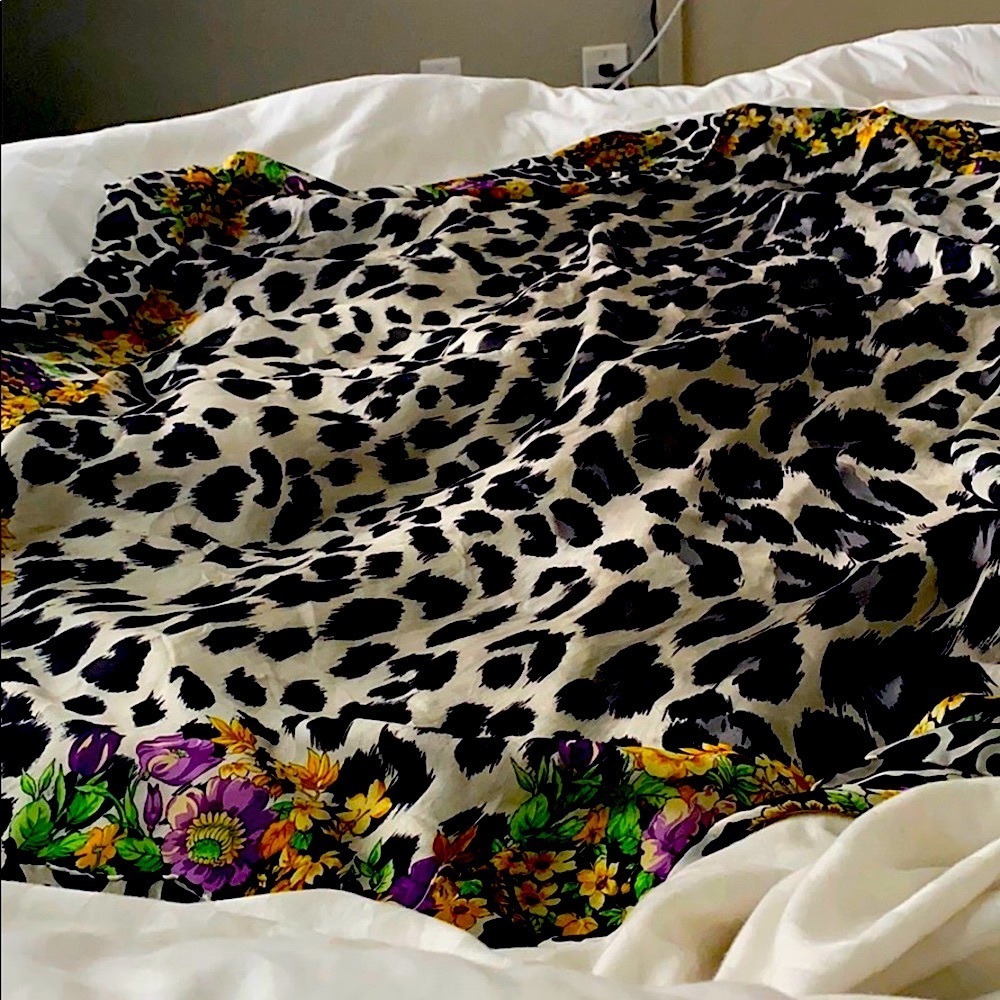 Silk Versace scarf 70x70